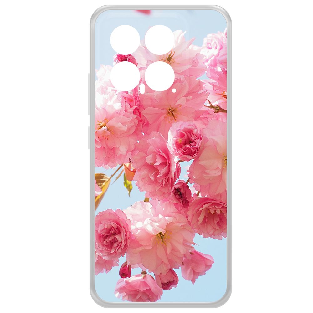 

Чехол-накладка Krutoff Clear Case Сакура для Xiaomi 14, Прозрачный