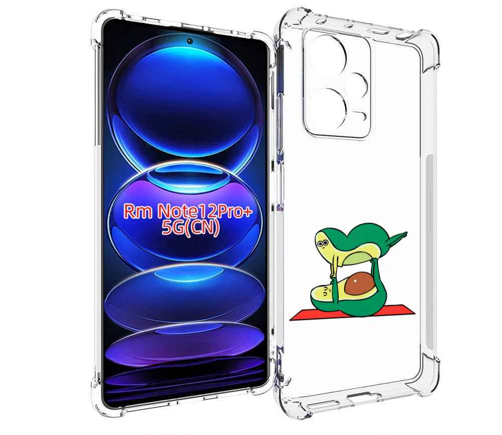 

Чехол MyPads Две-половинки для Xiaomi Redmi Note 12 Pro + Plus, Прозрачный, Tocco