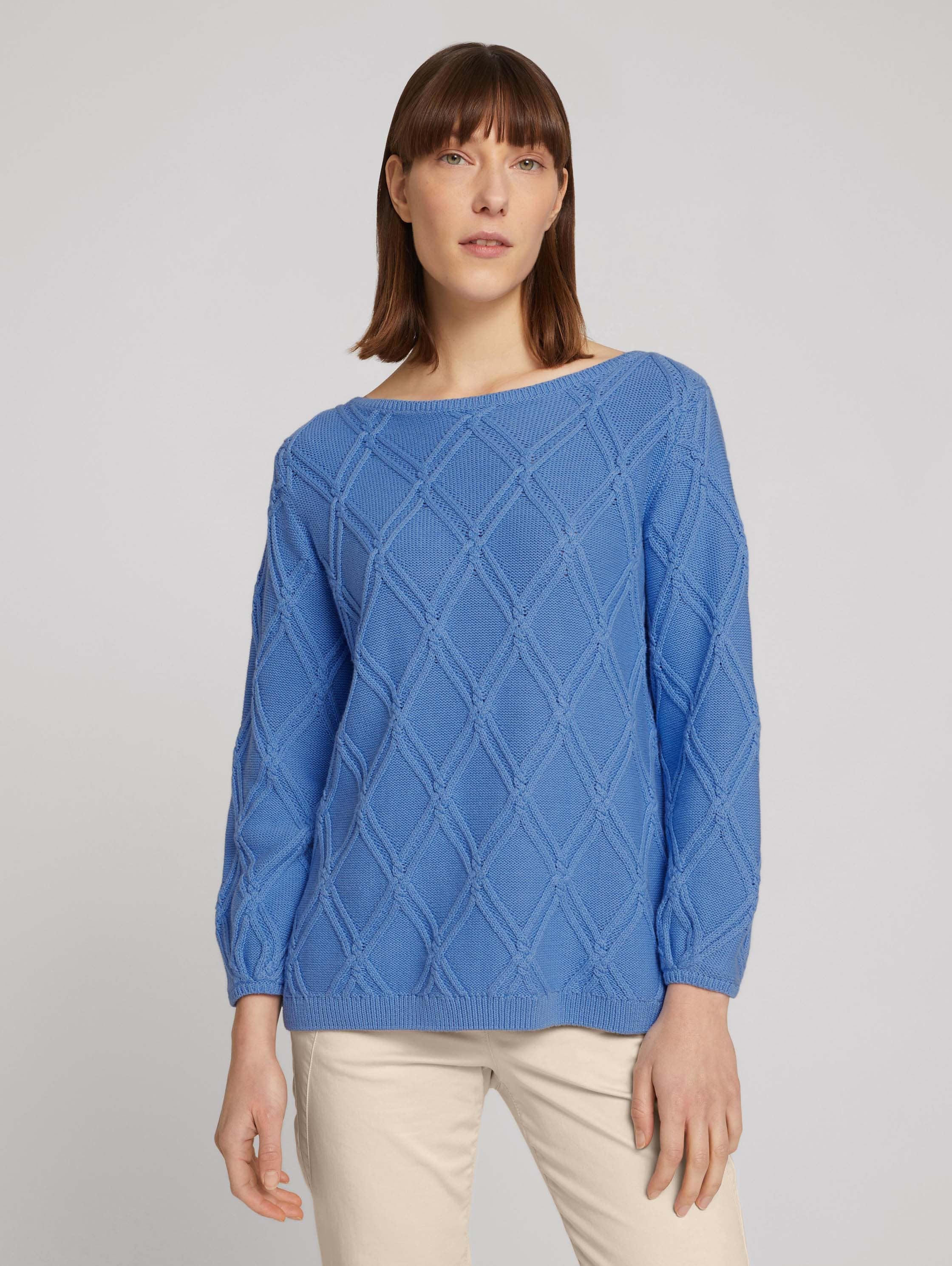 

Джемпер женский TOM TAILOR 1030922 синий 2XL, 1030922
