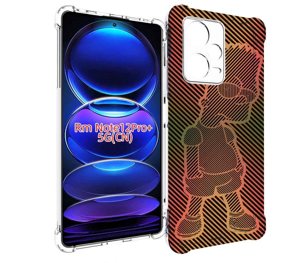 

Чехол MyPads Графический-Барт-Симпсон для Xiaomi Redmi Note 12 Pro + Plus, Прозрачный, Tocco