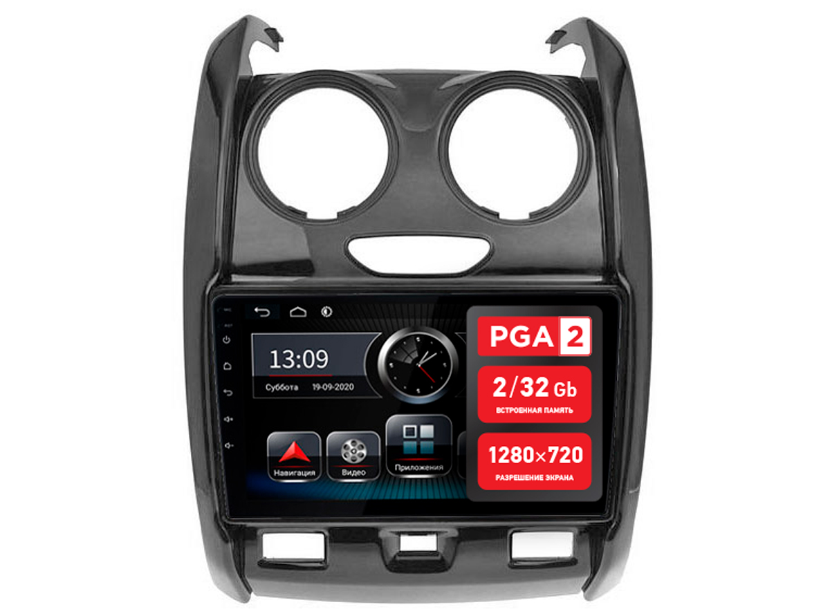 

Штатная магнитола Renault Duster 2015-21 Incar PGA 2 1412u Android 8.1 BT /2-32Gb / 9", Renault