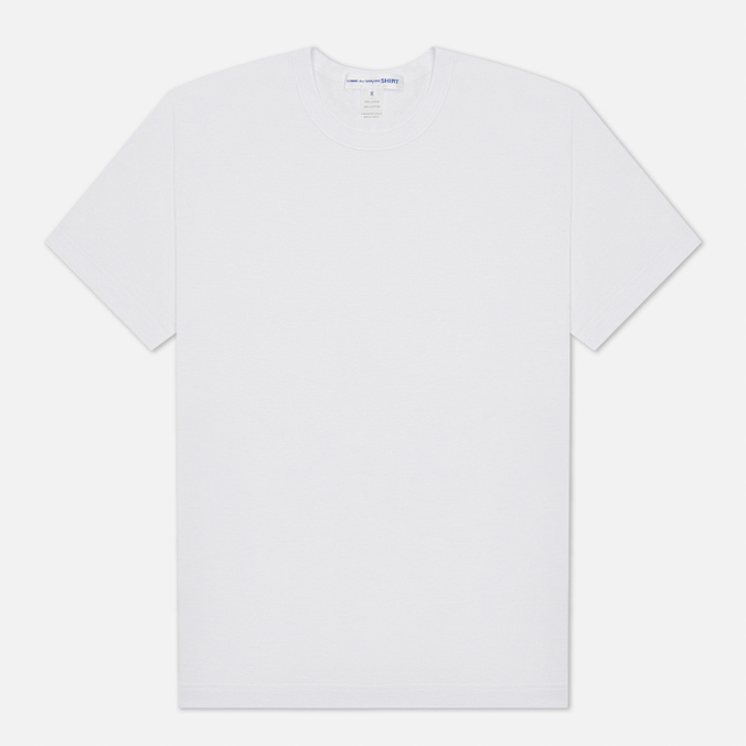 фото Футболка мужская comme des garcons shirt fh-t013-w21 белая l