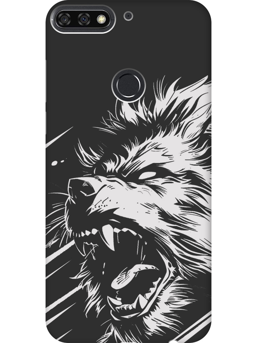 

Силиконовый чехол на Honor 7C / 7A Pro / Huawei Y6 Prime (2018) с принтом 861181, Черный;белый, 717873013