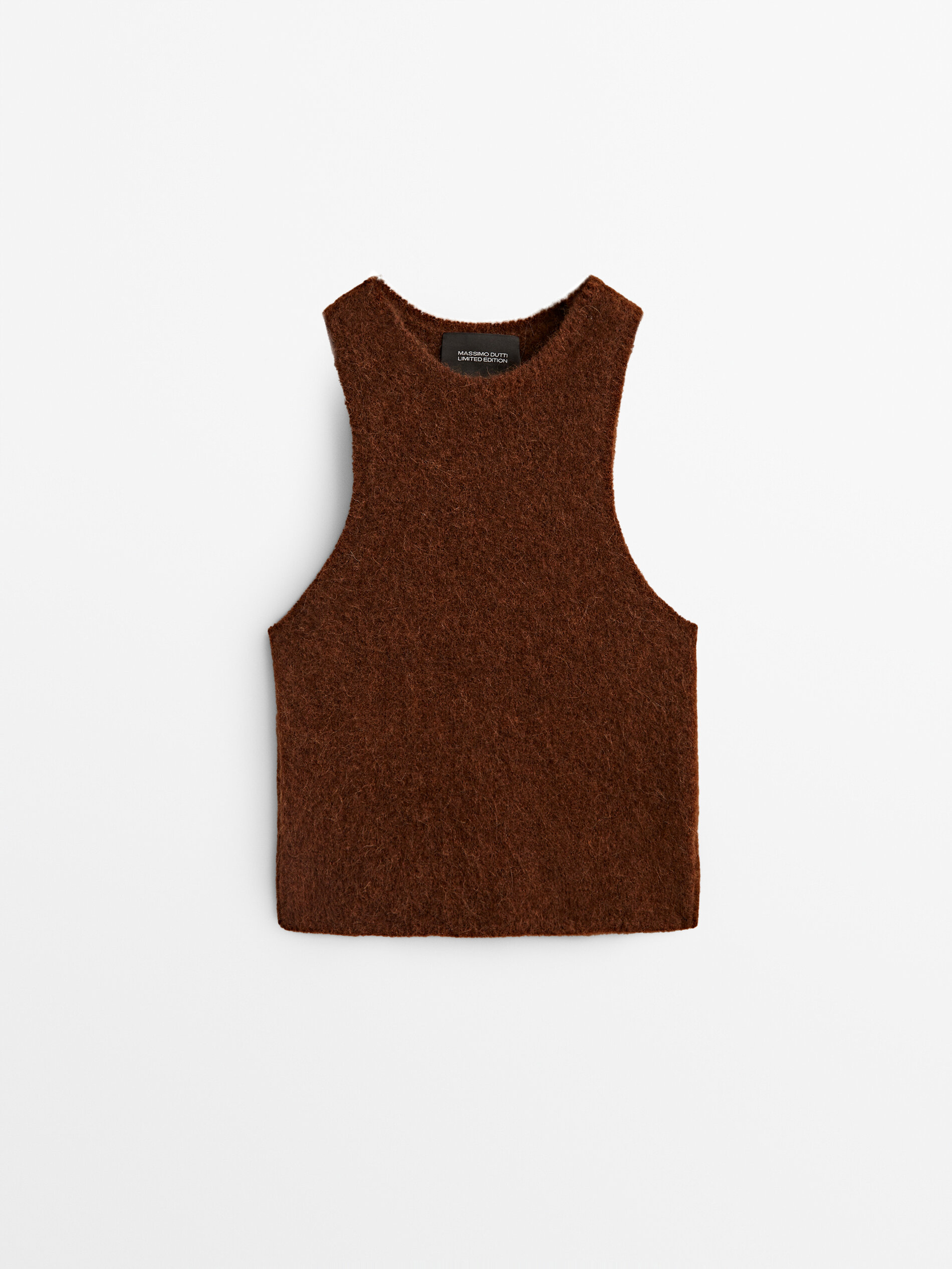 

Топ женский Massimo Dutti 05711555913 коричневый L, 05711555913