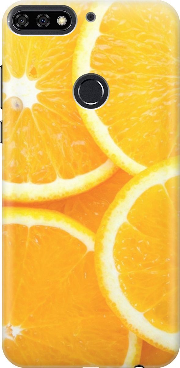 

Чехол на Honor 7C/7A Pro/Huawei Y6 Prime (2018) "Апельсины", 800