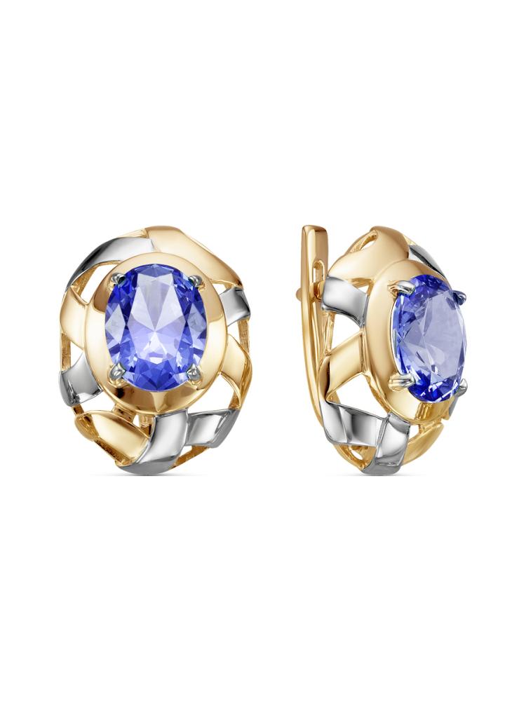 

Серьги из красного золота МАСКОМ 200-1573_tanst-001, танзанит, 200-1573_tanst-001