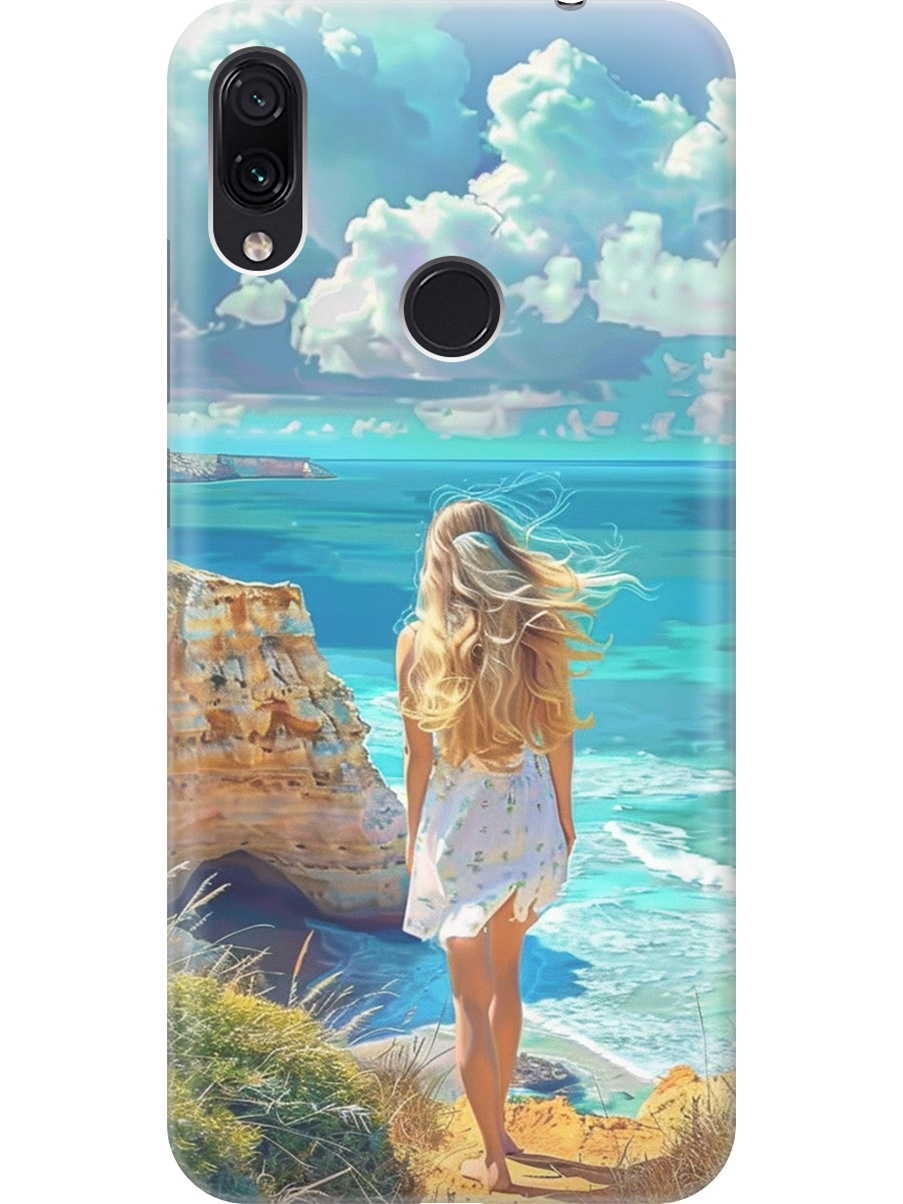 

Силиконовый чехол на Xiaomi Redmi Note 7 / Note 7 Pro с принтом "Безкрайнее море", Прозрачный;белый;голубой;желтый, 720434941