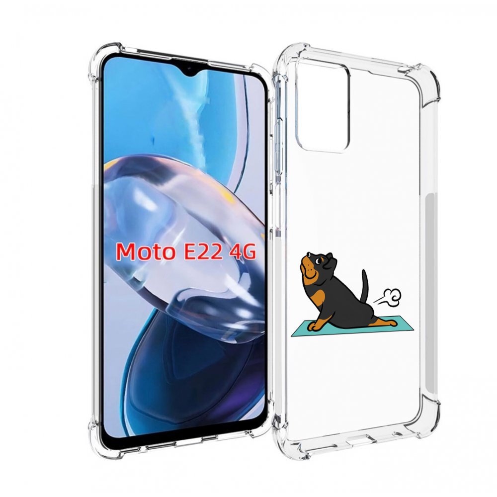 

Чехол MyPads спортивная-собачка для Motorola Moto E22 4G / E22i 4G, Прозрачный, Tocco