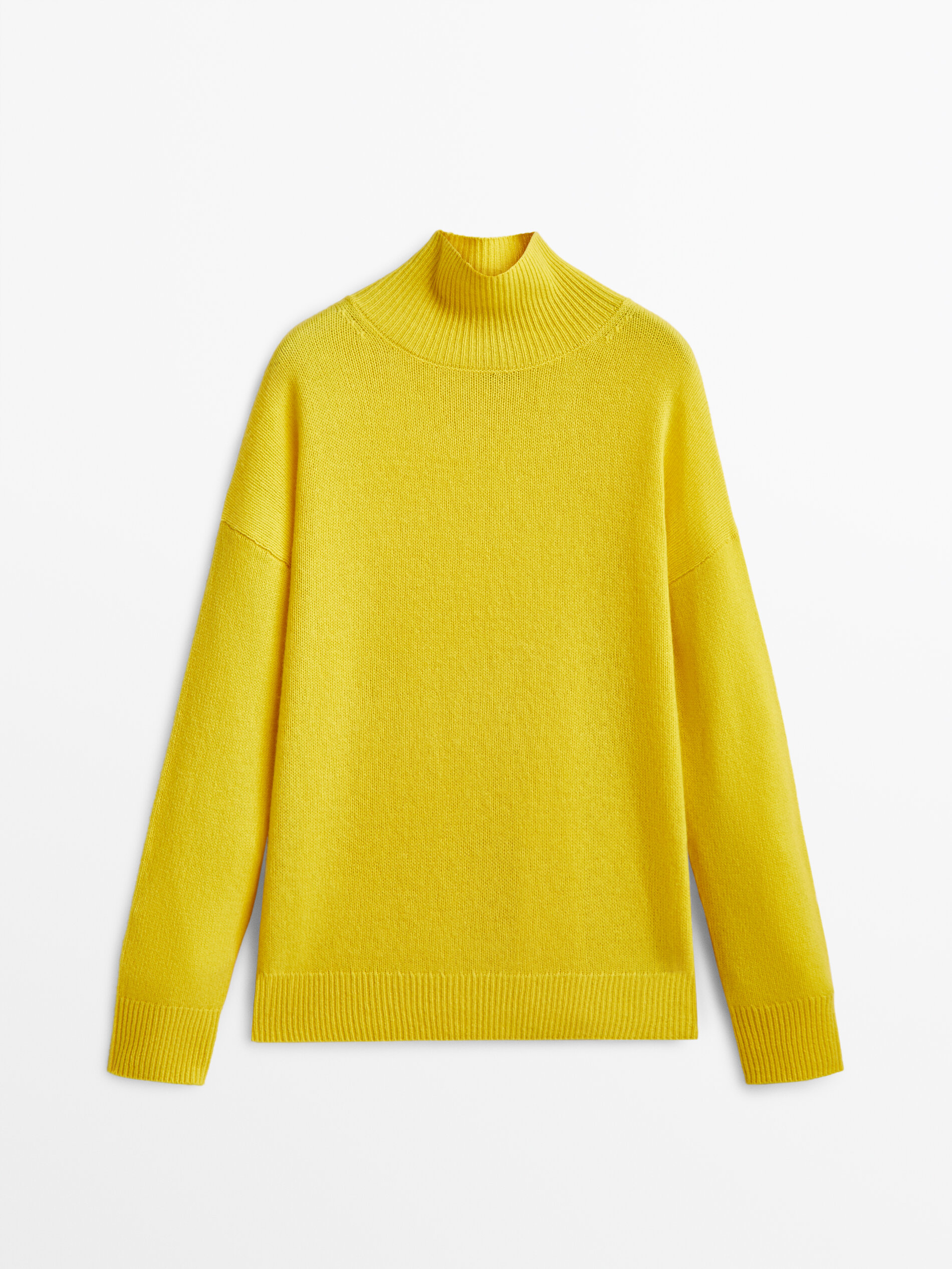 

Свитер женский Massimo Dutti 05624621320 желтый M, 05624621320
