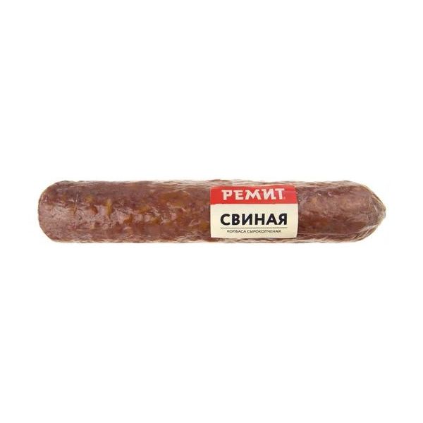 

Колбаса сырокопченая Ремит свиная
