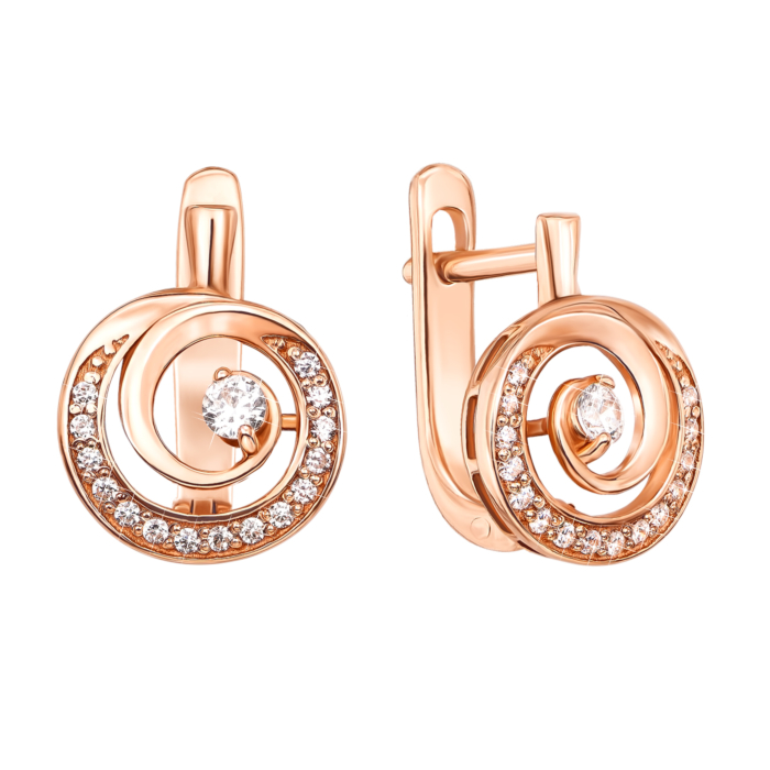 

Серьги из красного золота DIAMOND PRIME е42007, бриллиант, е42007