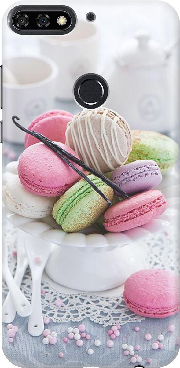 

Чехол на Honor 7C/7A Pro/Huawei Y6 Prime (2018) "Из Парижа", Белый;зеленый, 800