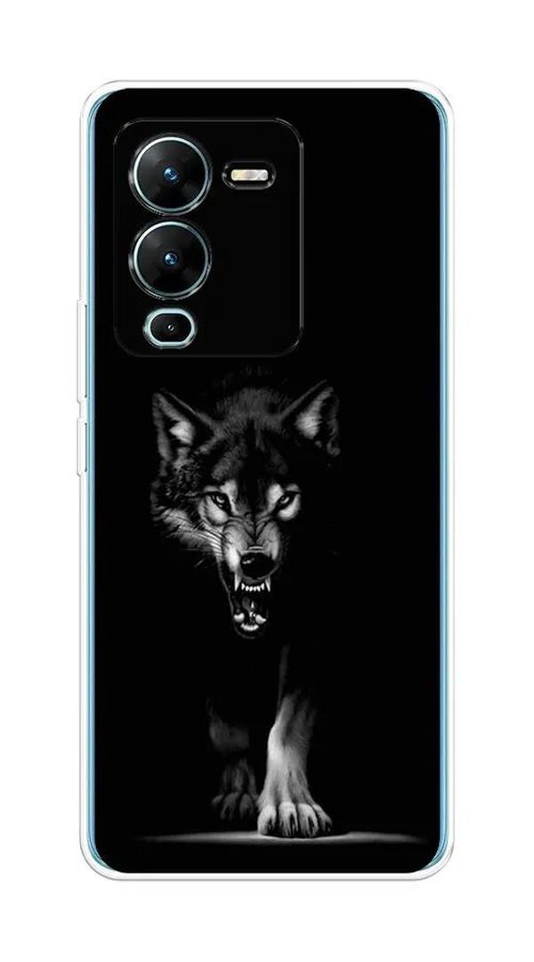 

Чехол Awog на Vivo V25 Pro 5G "Волк выходит из ночи", Серый;черный, 267450-1