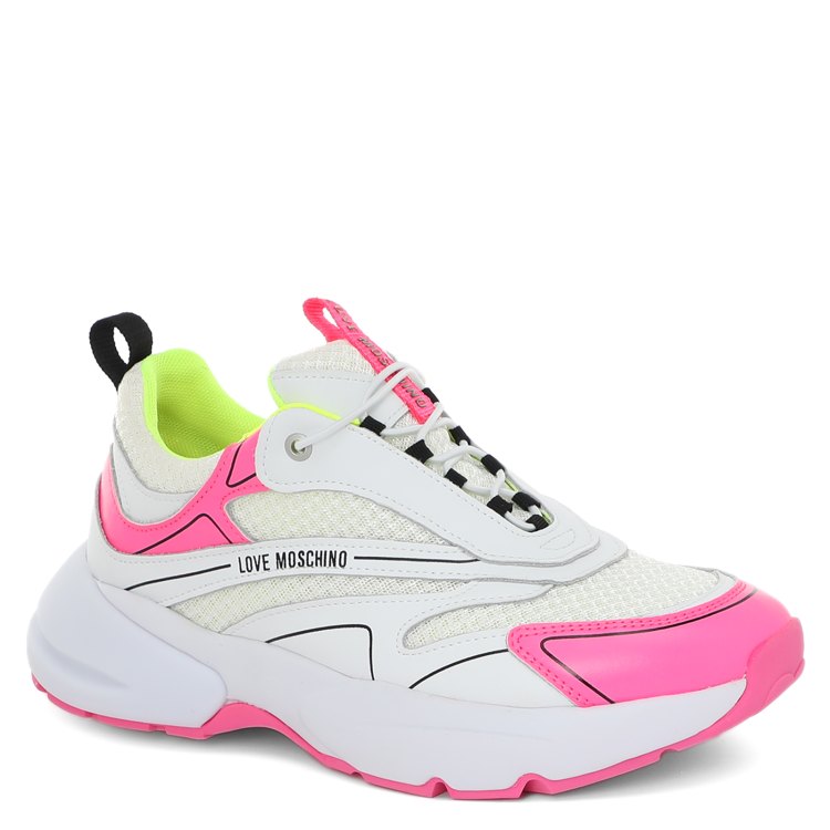 

Кроссовки женские Love Moschino JA15025G белые 41 EU, Белый, JA15025G