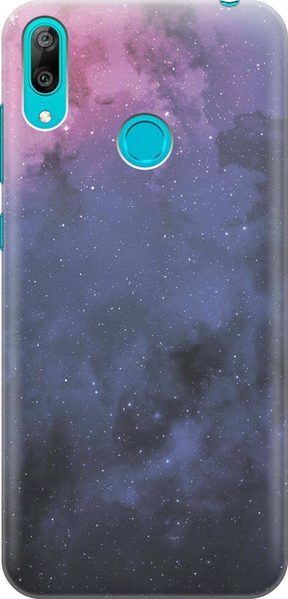 

Силиконовый чехол на Huawei Y7 (2019) с принтом "Звездное зарево", Голубой;синий, 368