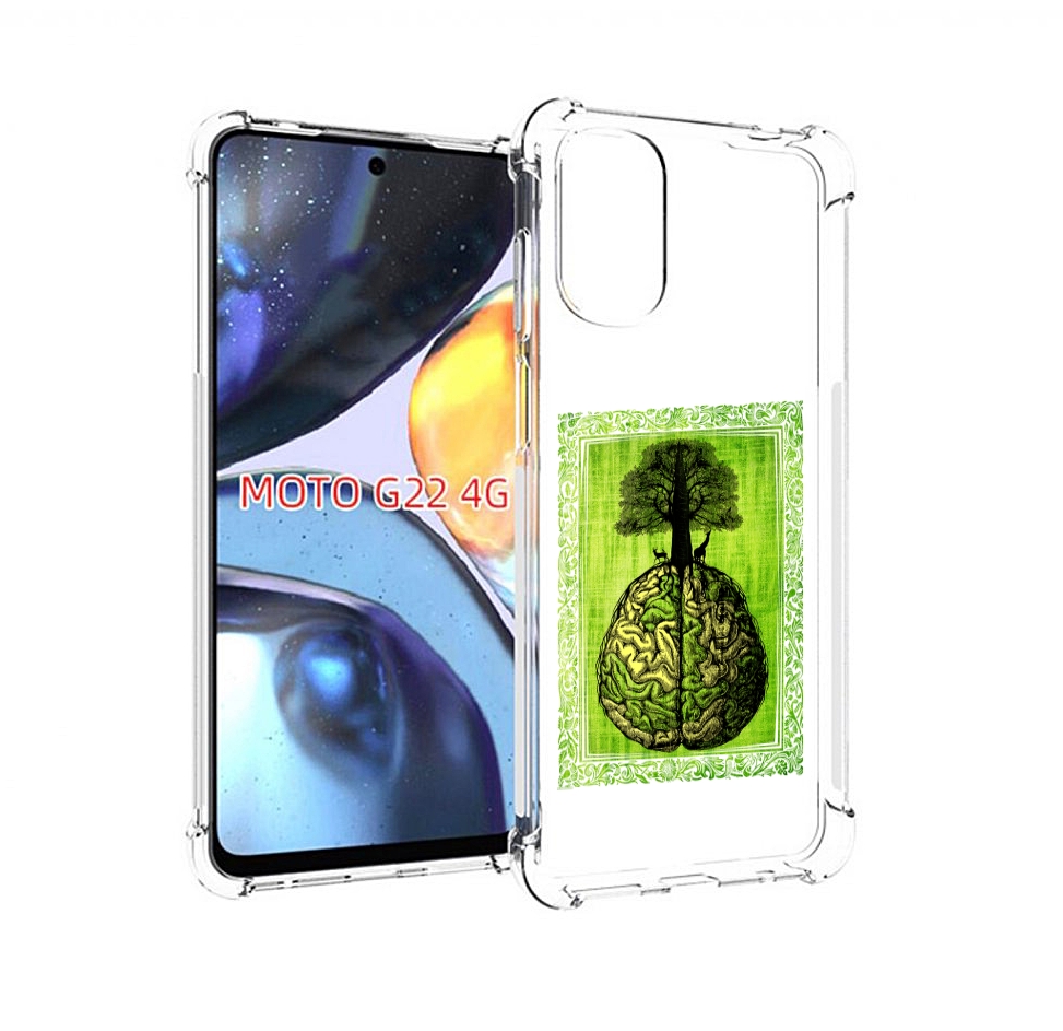 

Чехол MyPads абстракция здоровый мозг для Motorola Moto G22 4G, Прозрачный, Tocco