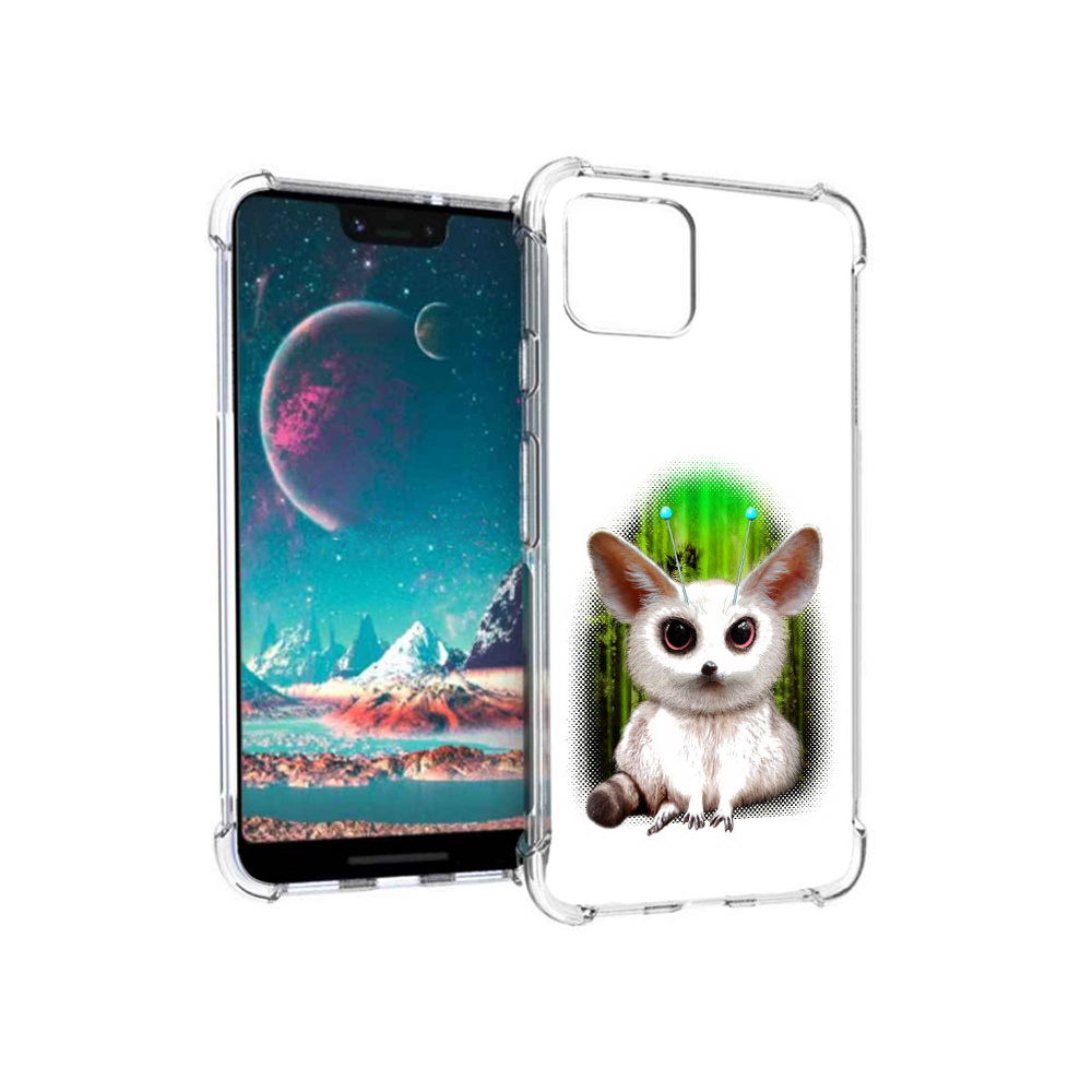 

Чехол MyPads Tocco для Google Pixel 4 пушистое животное, Прозрачный, Tocco