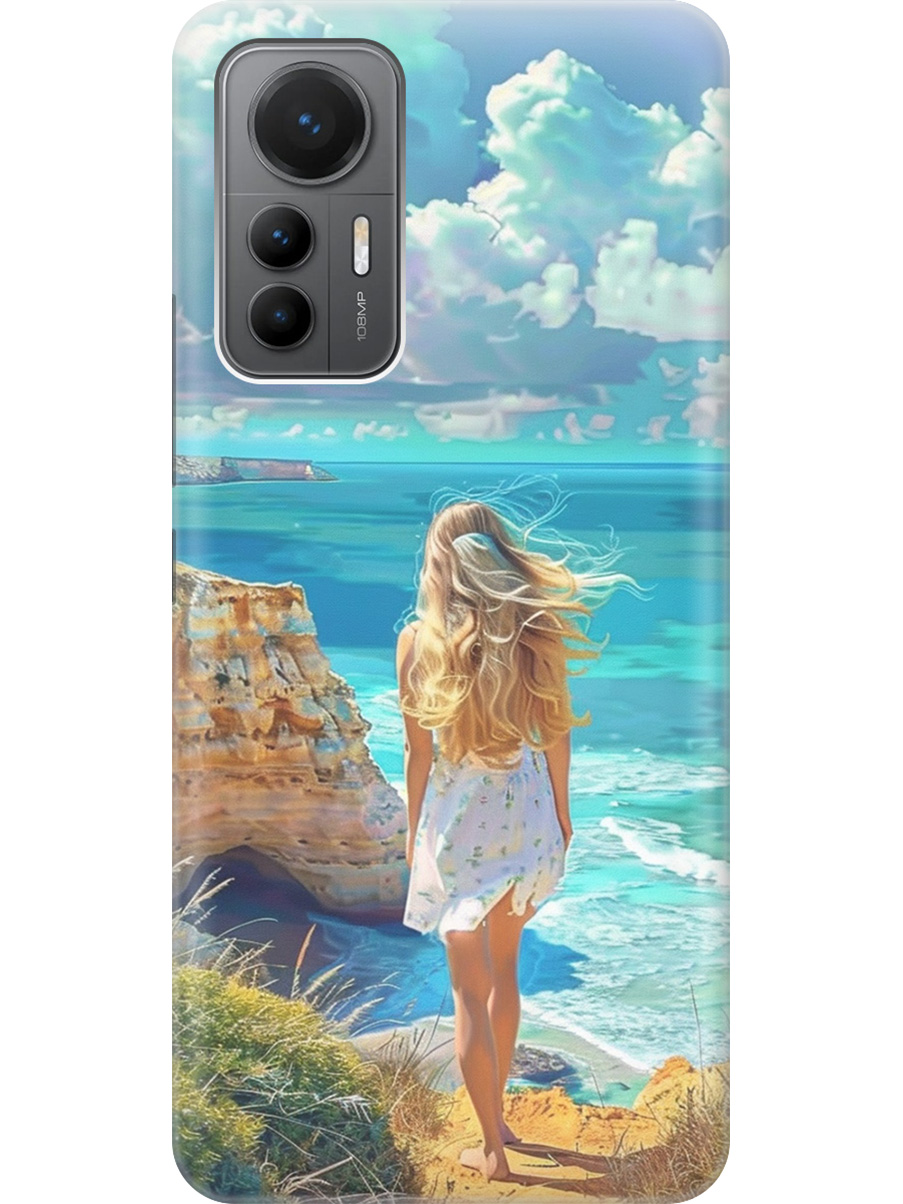 

Силиконовый чехол на Xiaomi 12 Lite с принтом "Безкрайнее море", Прозрачный;белый;голубой;желтый, 740133341