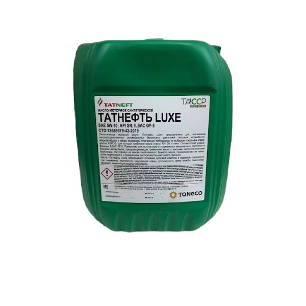 

Моторное масло TATNEFT синтетическое LUXE SN/SM 5W40 20л