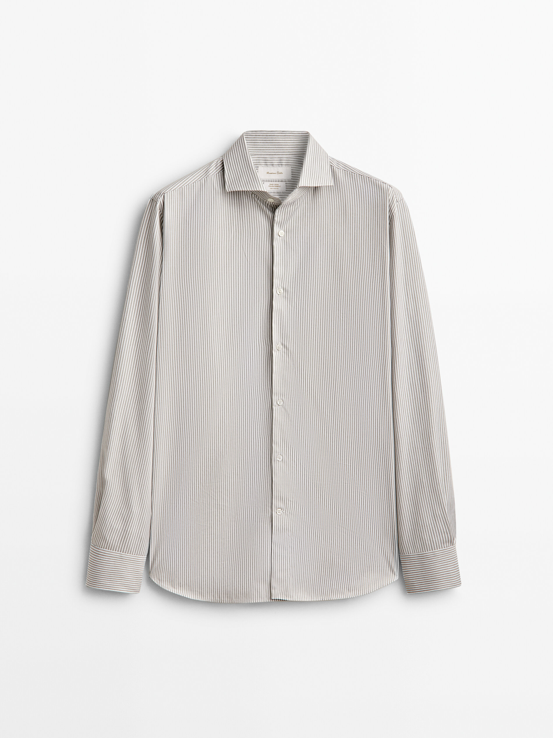 

Рубашка мужская Massimo Dutti 00154620515 зеленая 39, 00154620515