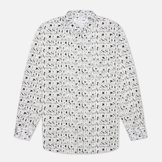 фото Рубашка мужская comme des garcons shirt fh-b029-w21 белая l