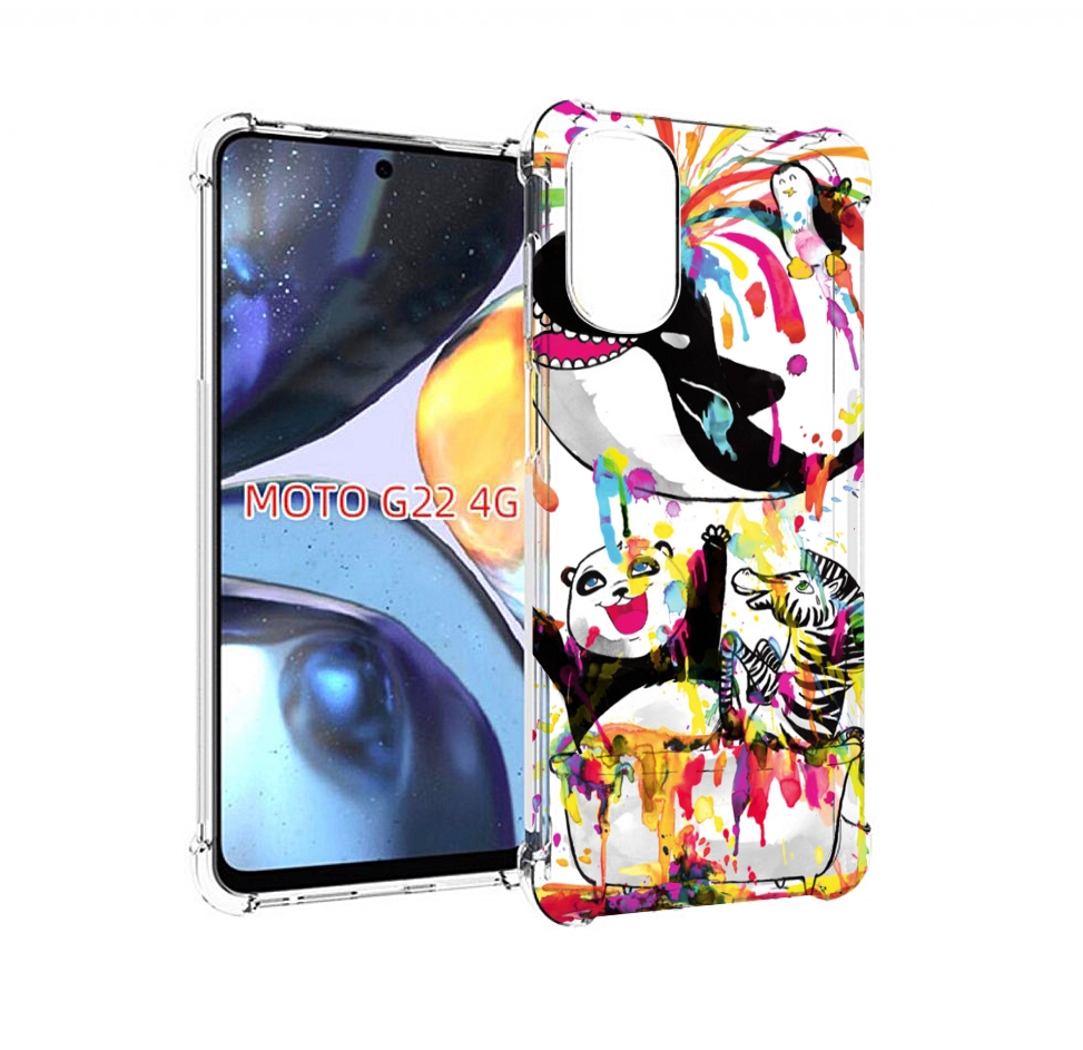 

Чехол MyPads Хиппи кит для Motorola Moto G22 4G, Прозрачный, Tocco