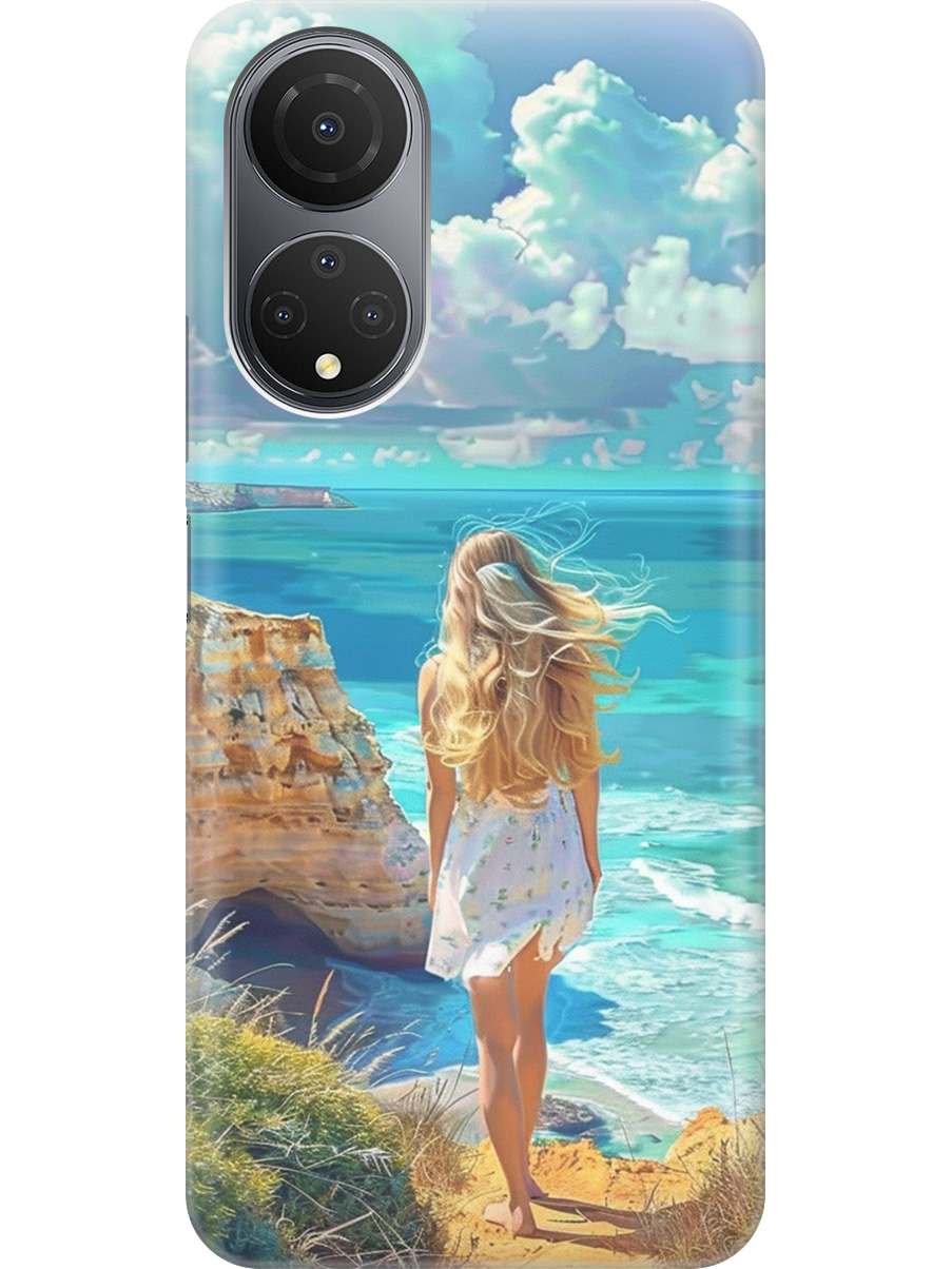 

Силиконовый чехол на Honor X7 с принтом "Безкрайнее море", Прозрачный;белый;голубой;желтый, 768741741