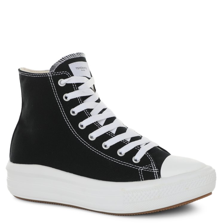 

Кеды женские Tendance TD2118 черные 36 EU, Черный, TD2118