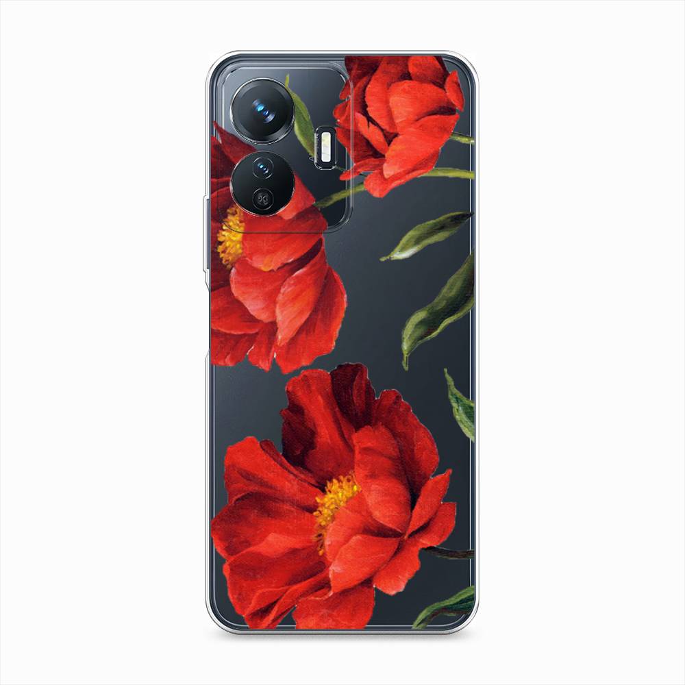 

Чехол Awog на Vivo Y77e "Красные маки", 267350-8