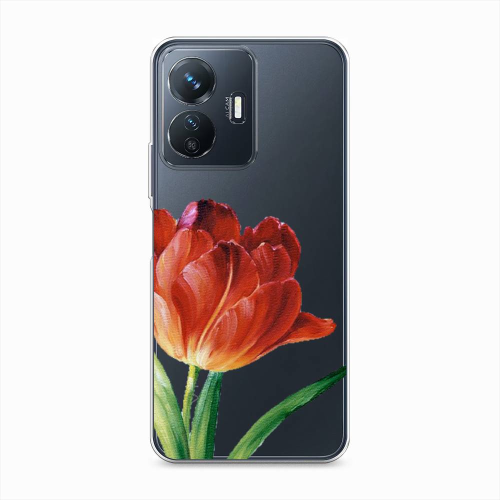 

Чехол Awog на Vivo Y77e "Красный тюльпан", 267350-8