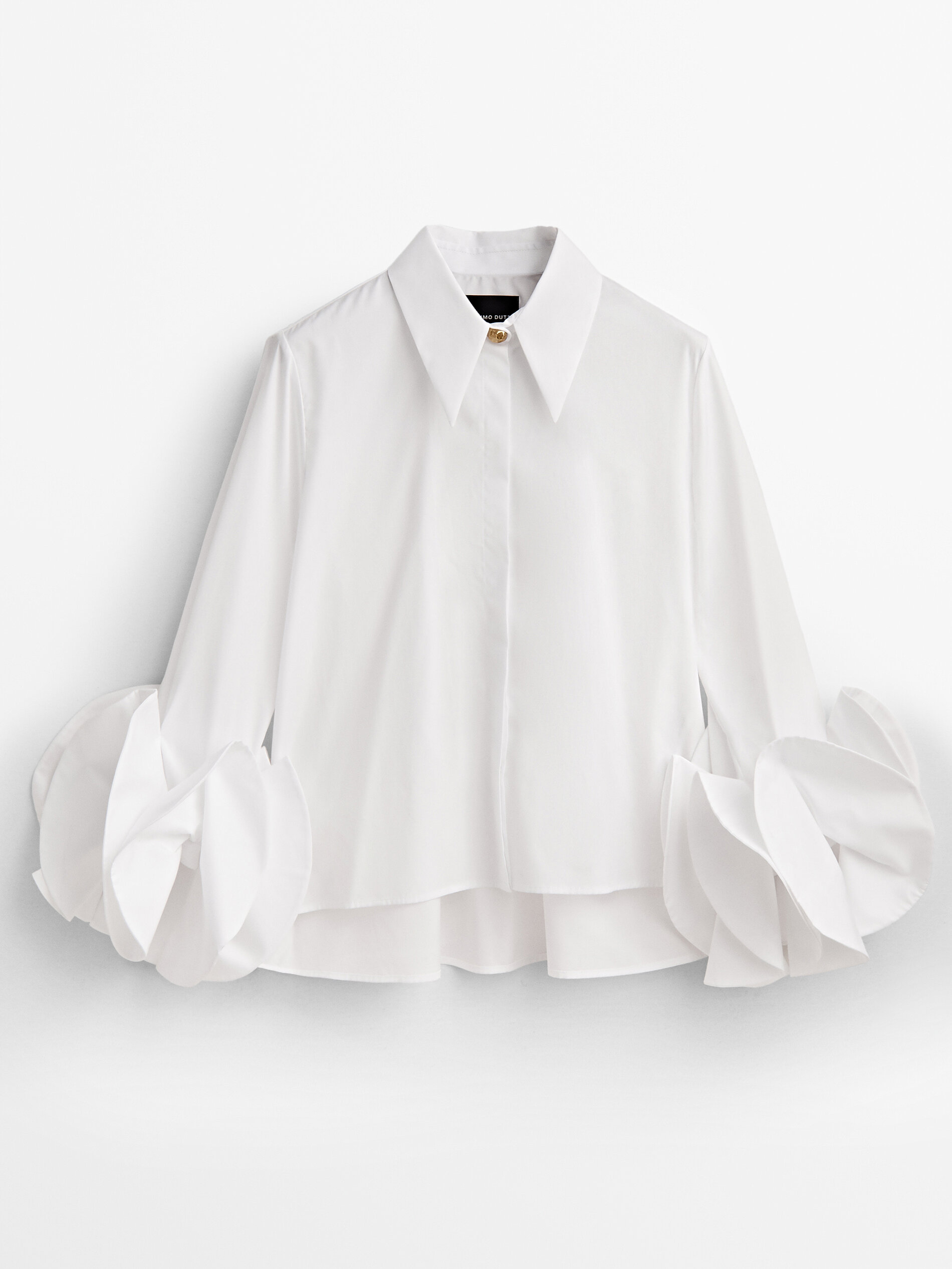 

Блуза женская Massimo Dutti 09029952250 белая L, 09029952250