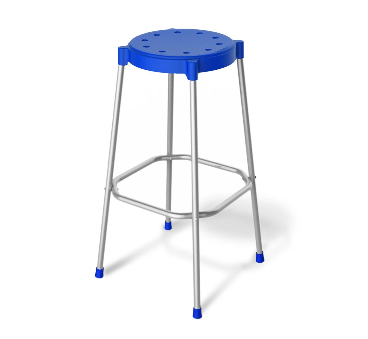 Комплект барных стульев Грин Хауз 2 шт, пластик/металл, синий