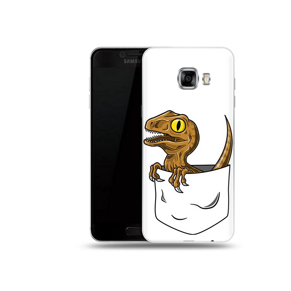 

Чехол MyPads Tocco для Samsung Galaxy C5 (2016) динозавр в кармане, Прозрачный, Tocco