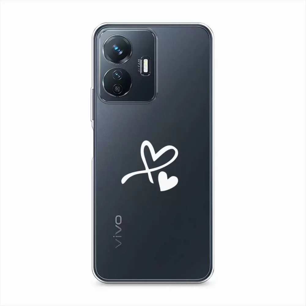 

Чехол Awog на Vivo Y77e "Сердечко минимализм", Белый;прозрачный, 267350-6