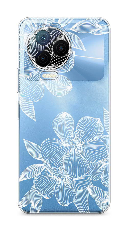 

Чехол на Infinix Note 12 Pro 4G/Note 12 2023 "Крокус", Белый;прозрачный, 3102250-1