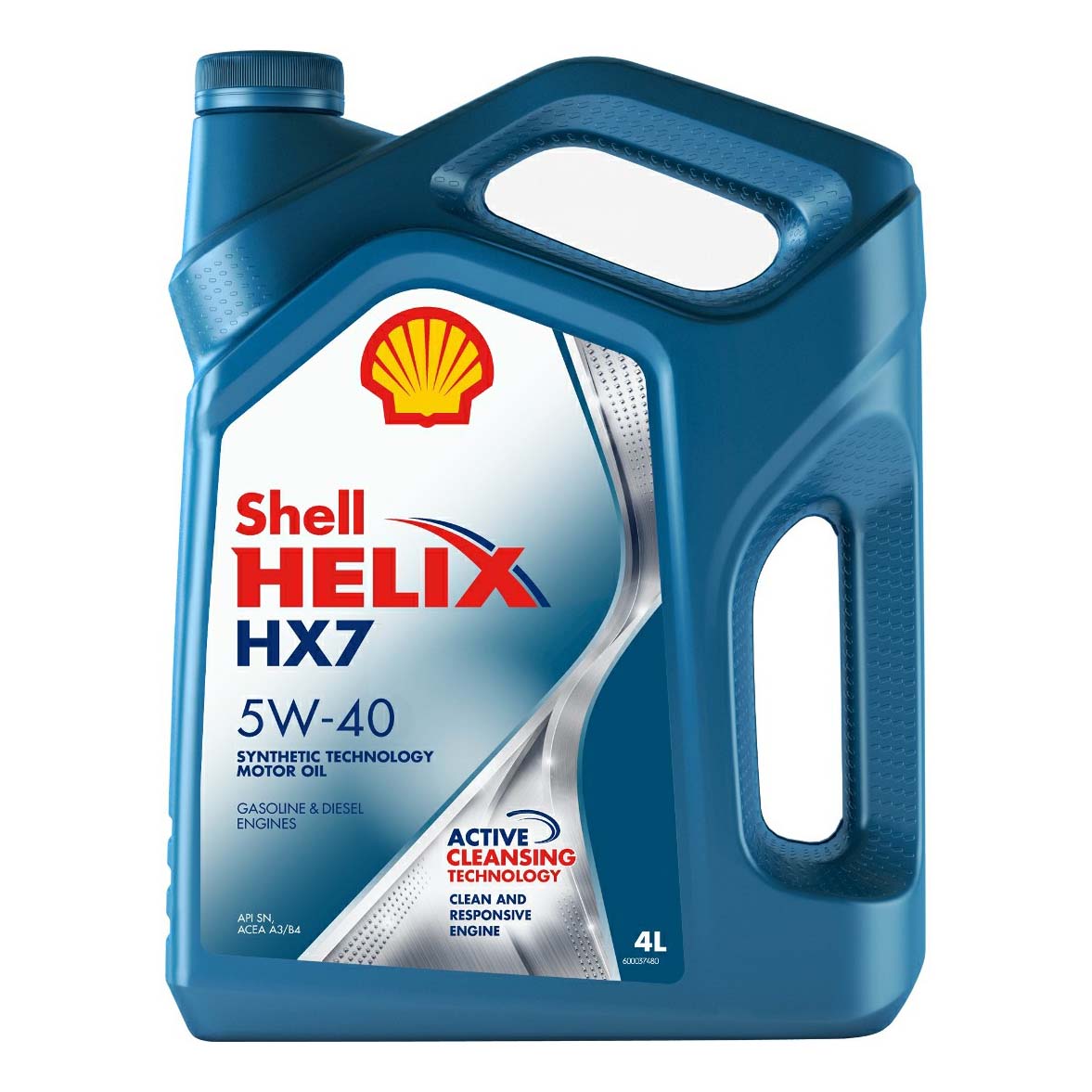 

Масло Shell Helix HX7 5W-40 моторное 4 л