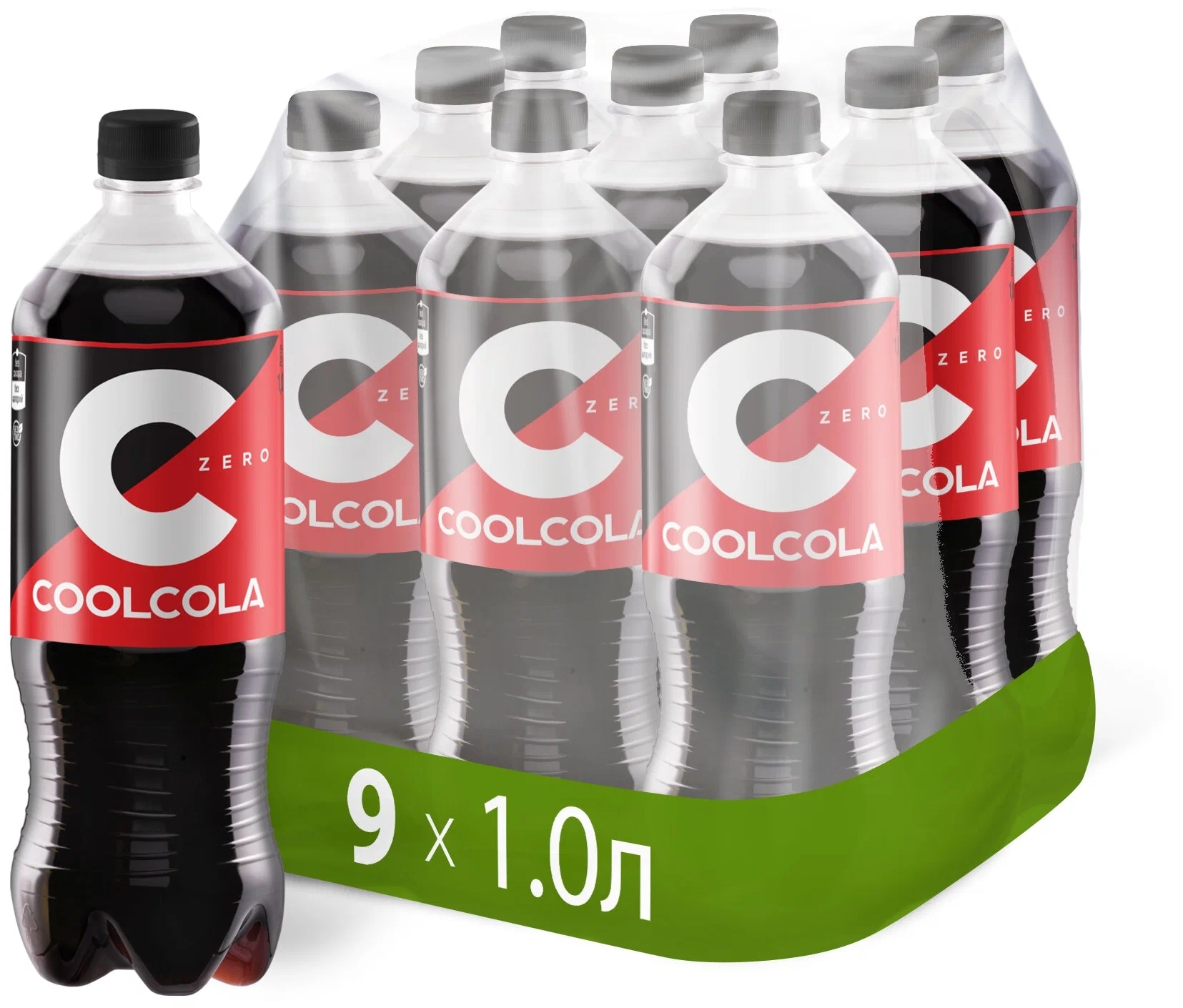 

Напиток газированный Cool Cola Zero без сахара, 1 л х 9 шт