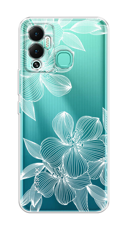 

Чехол на Infinix Hot 12 Play "Крокус", Белый;прозрачный, 3101750-1