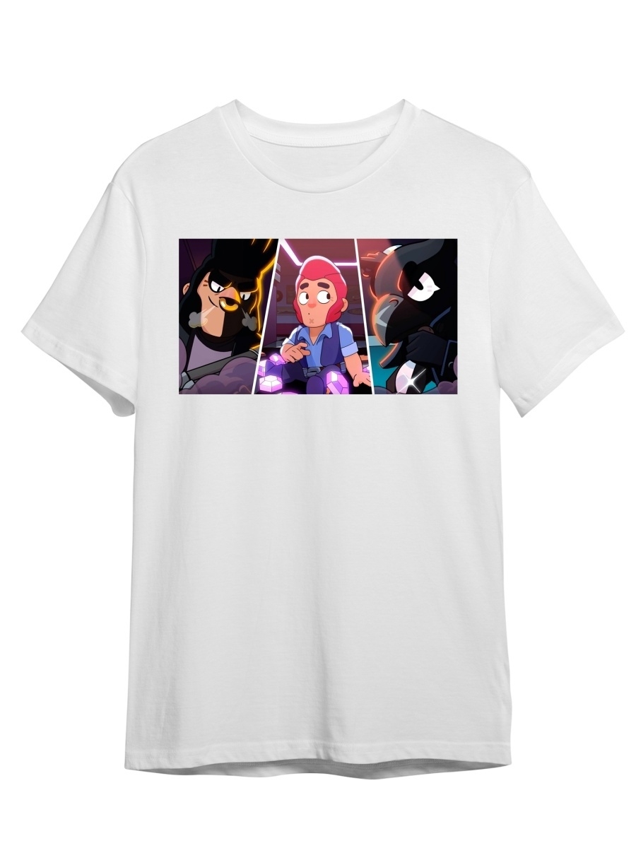 

Футболка унисекс СувенирShop Игра "Brawl Stars / Бравл Старс" 3 белая 2XL (52-54), Белый, Игра "Brawl Stars / Бравл Старс" 3