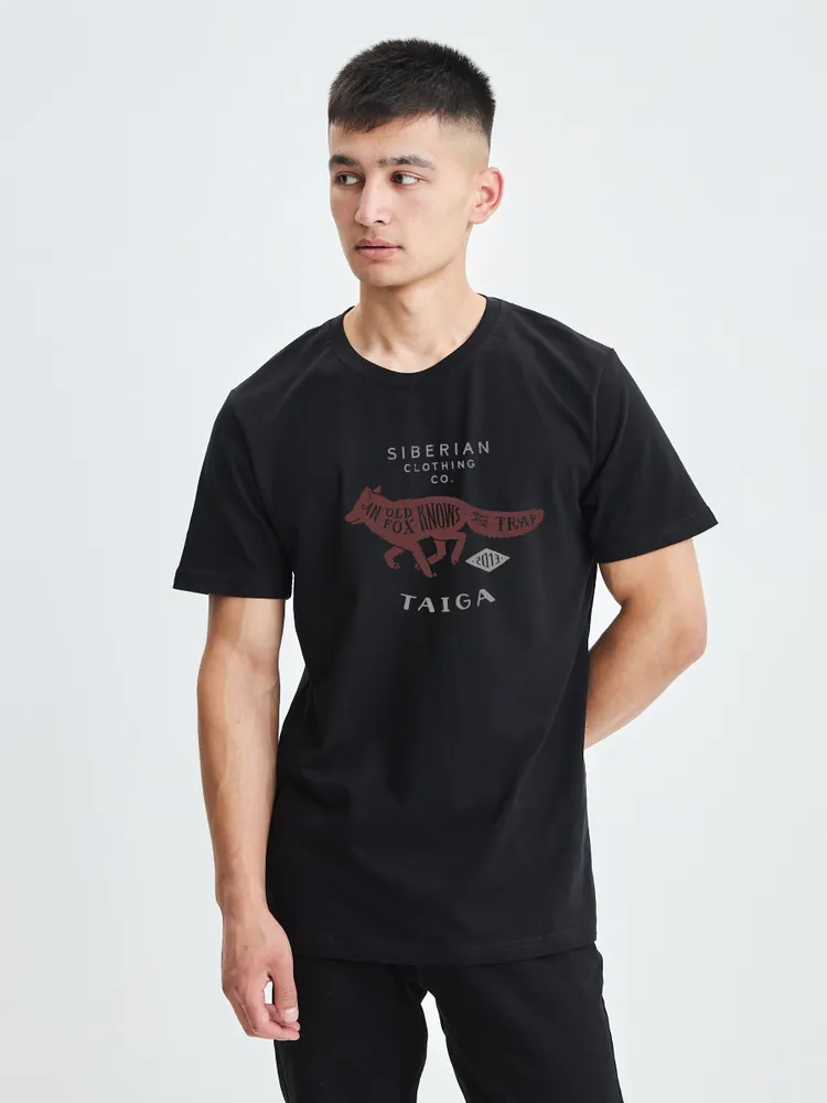 

Футболка унисекс Тайга. Сибирская марка одежды 744121007 черная 3XL, Черный, 744121007