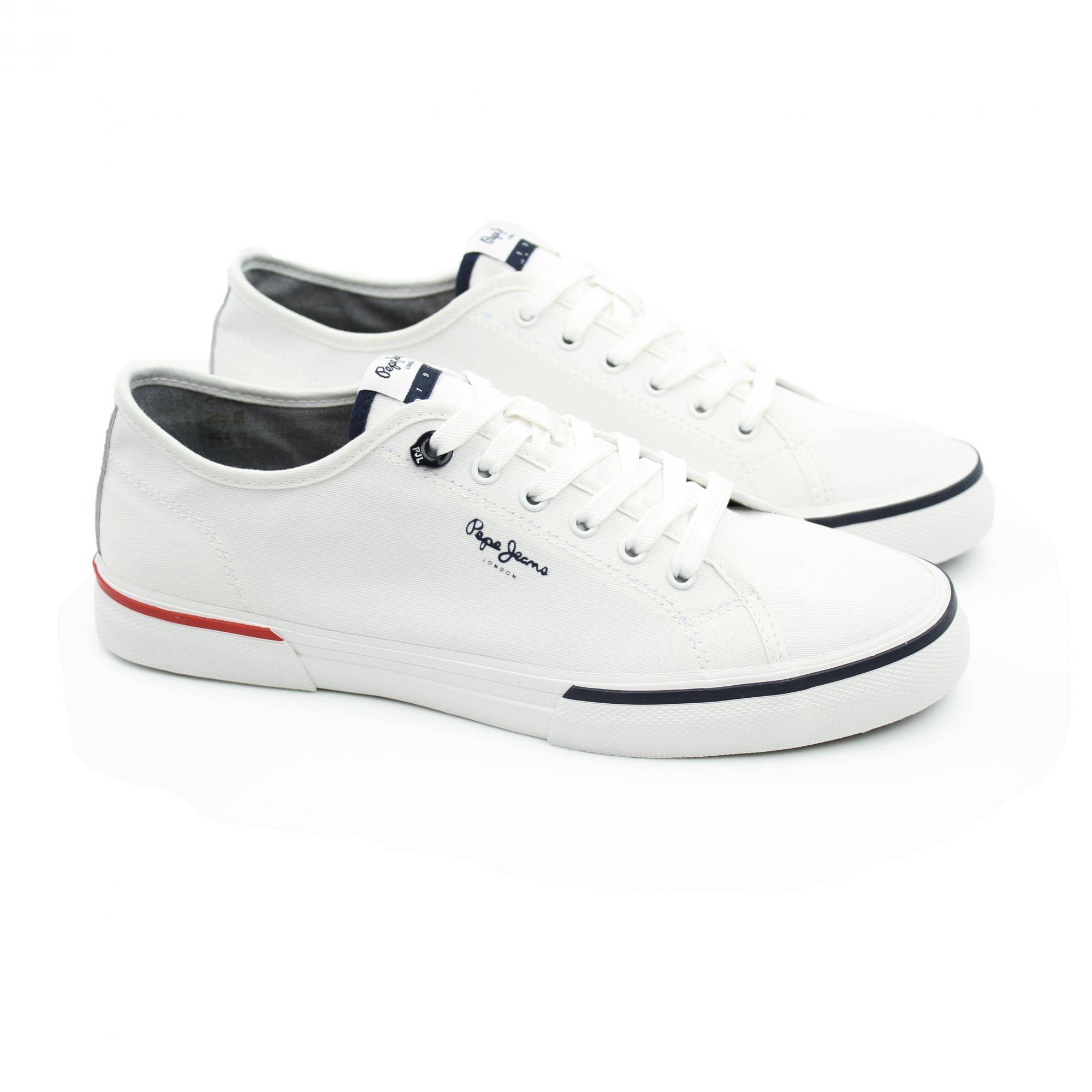 фото Кеды мужские pepe jeans london kenton smart pms30700 белые 43 eu