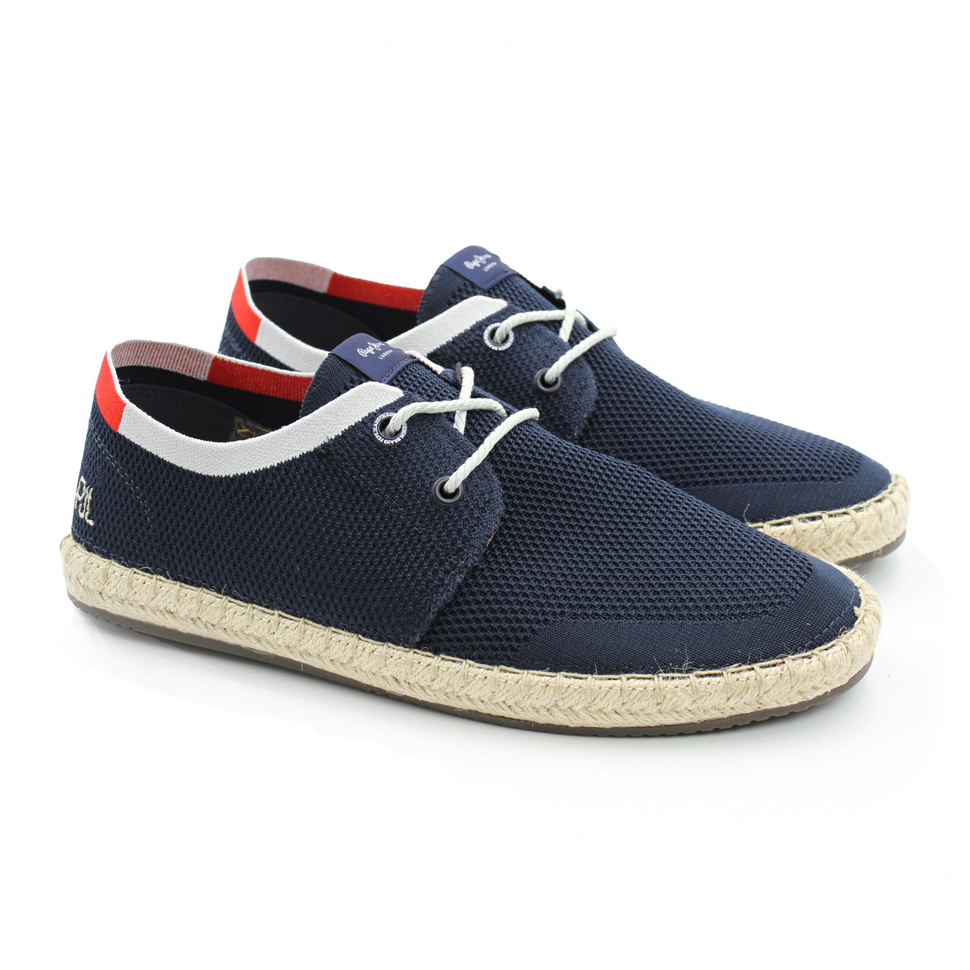 фото Эспадрильи мужские pepe jeans tourist sailor knit pms30714 синие 44 eu