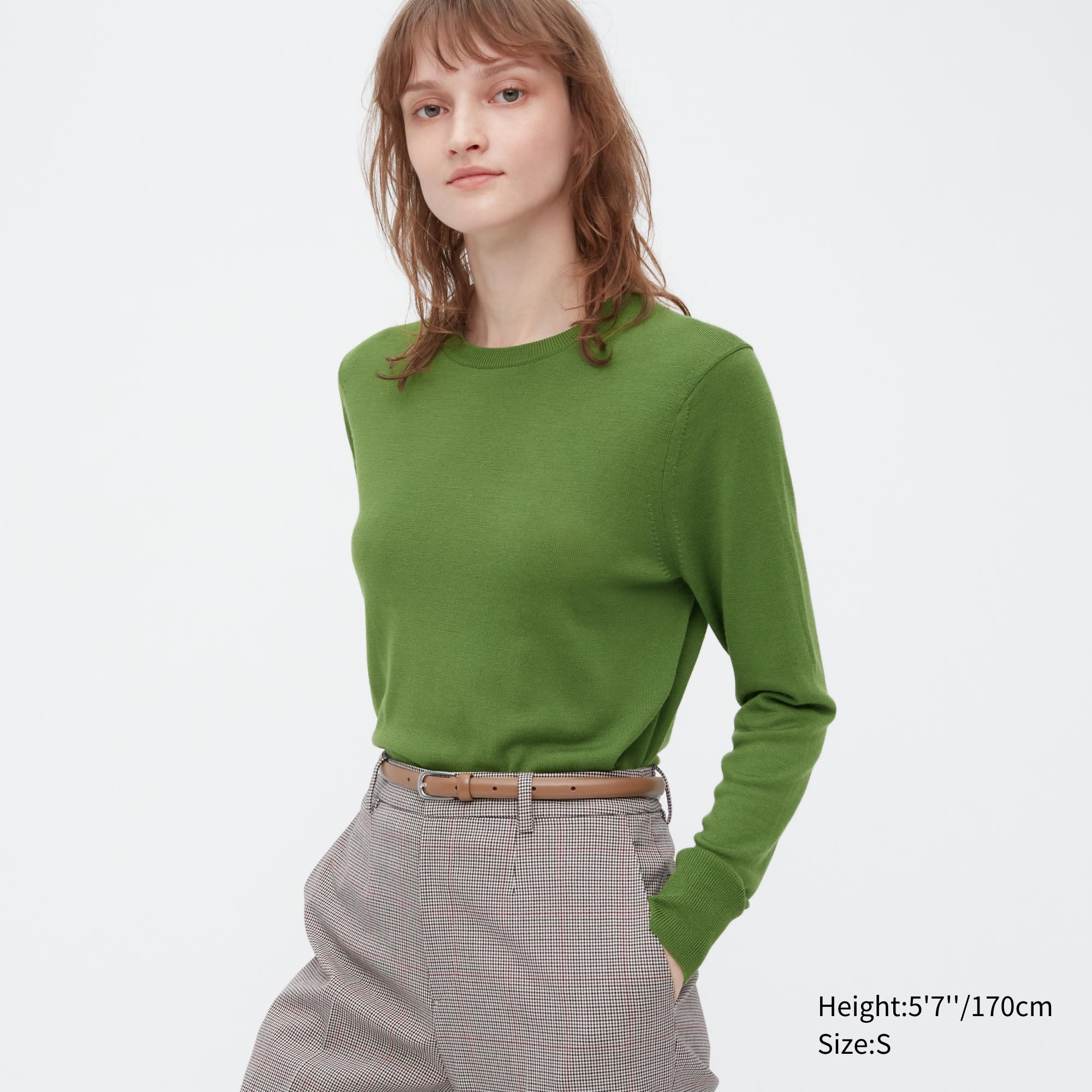 

Джемпер женский UNIQLO 450509COL51 зеленый XS (доставка из-за рубежа), 450509COL51