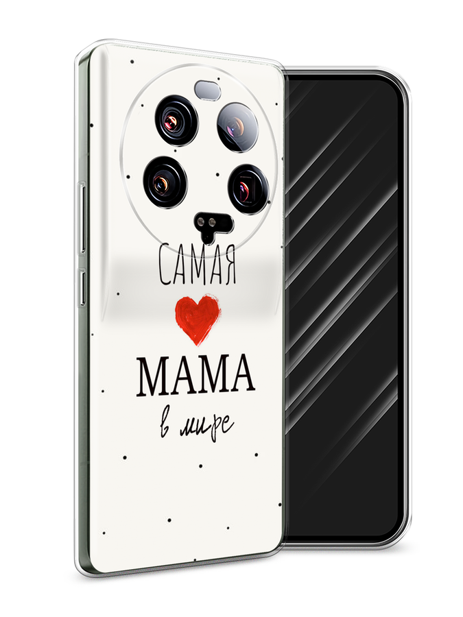 

Чехол Awog на Xiaomi 13 ultra "Самая любимая мама", Красный;черный;бежевый, 318650-6