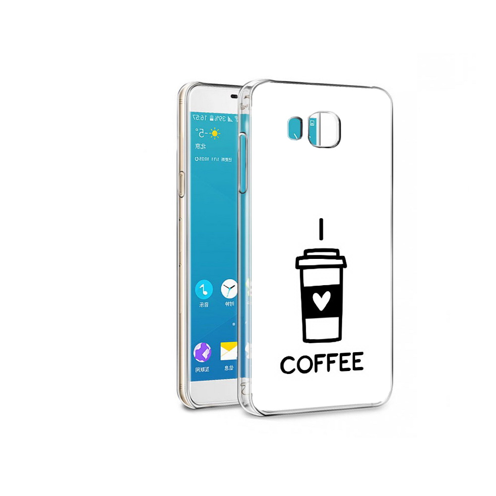 

Чехол MyPads Tocco для Samsung Galaxy C7 Я люблю кофе (PT38867.551.206), Прозрачный, Tocco