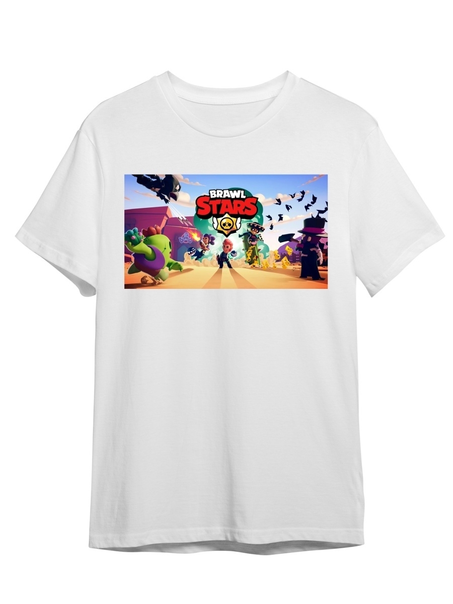 фото Футболка унисекс сувенирshop игра "brawl stars / бравл старс" 11 белая xl (50-52)