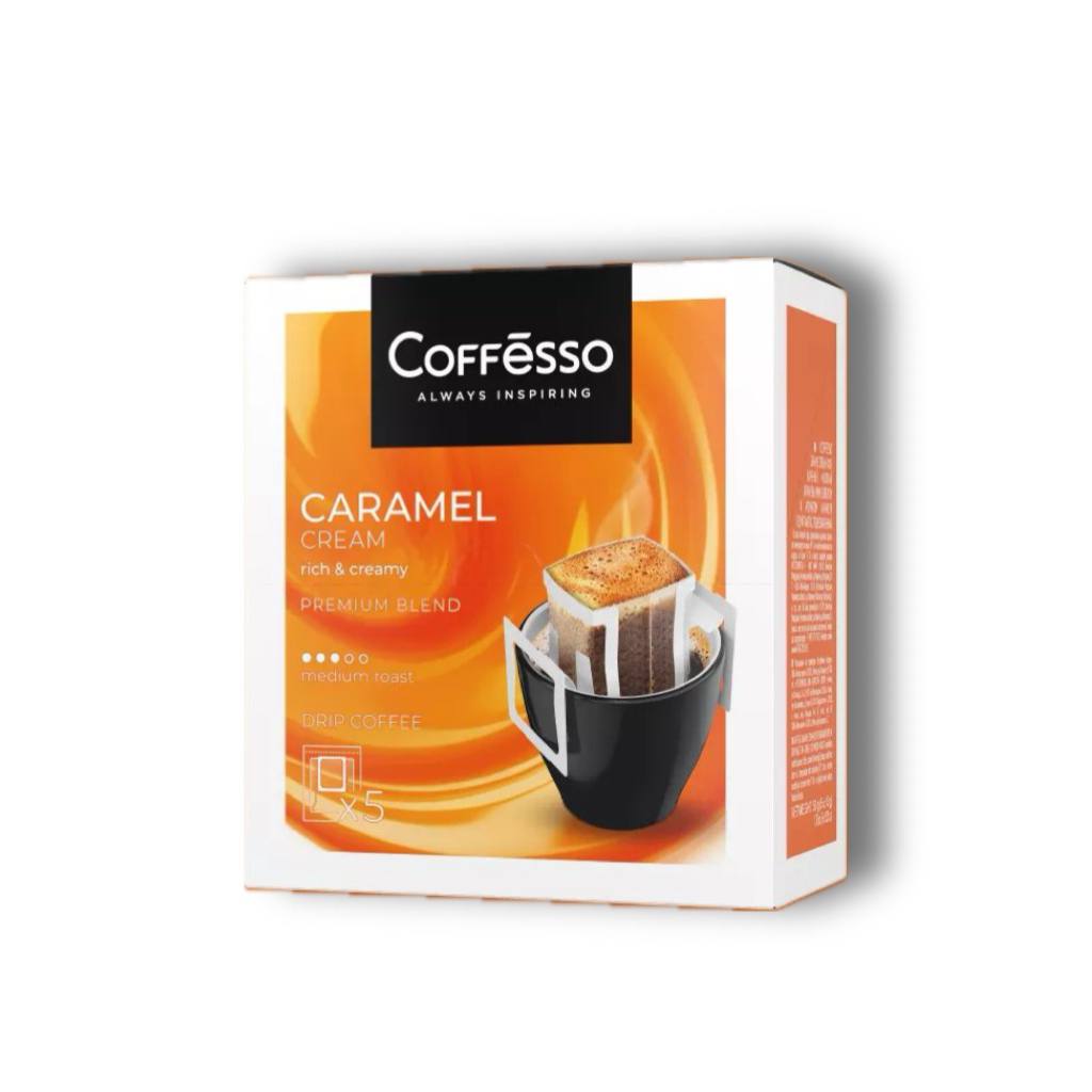 Кофе Coffesso Caramel Cream в дрип-пакете 5x10 г 544₽