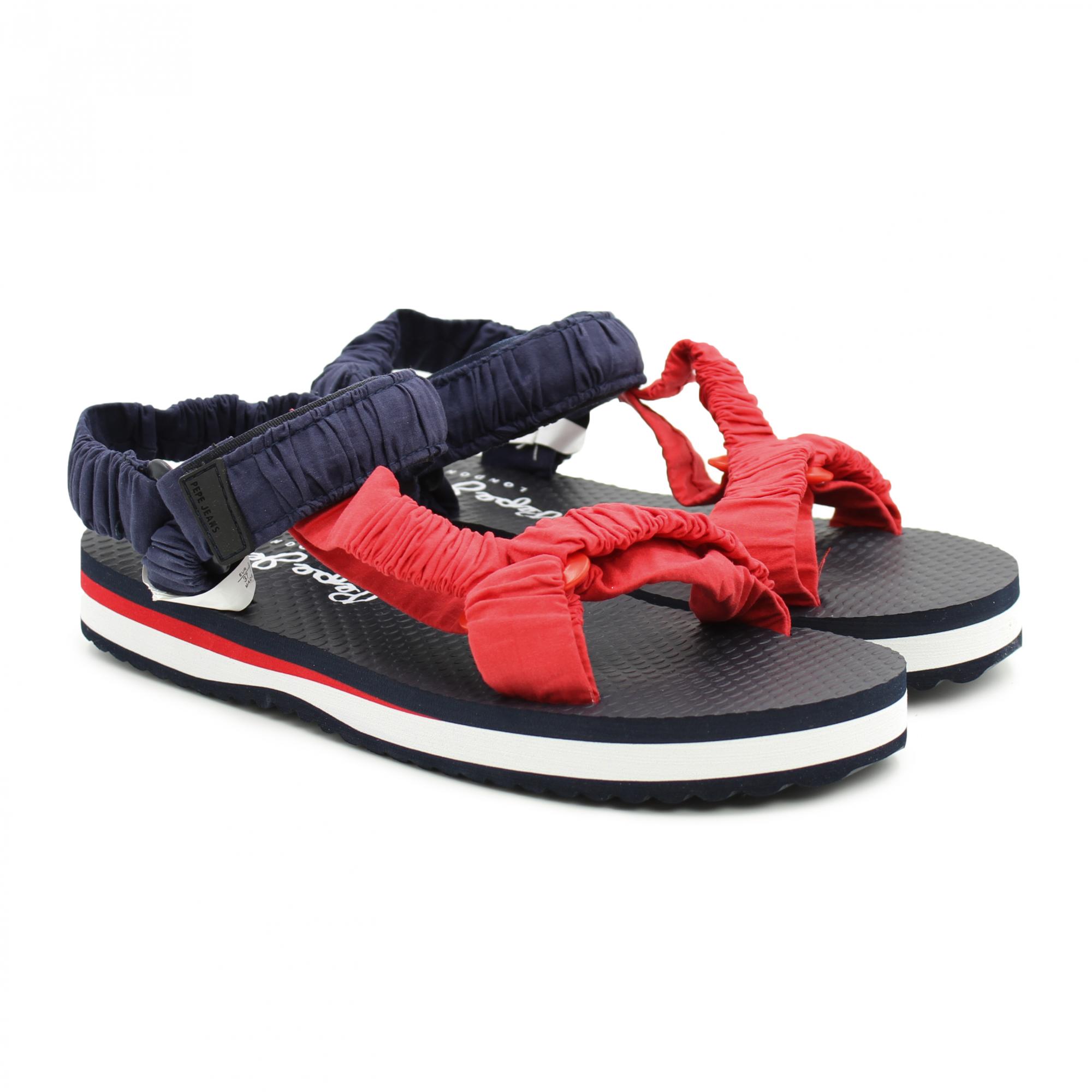 Сандалии женские Pepe Jeans London POOL W BRIT PLS90507 синие 41 EU