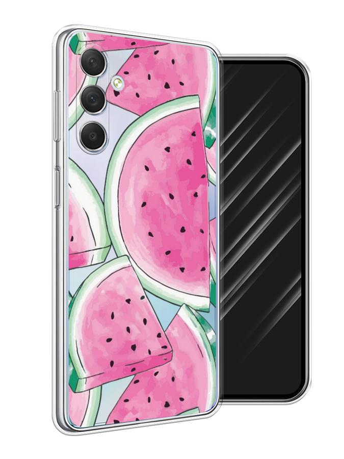 

Чехол Awog на Samsung Galaxy M54 "Акварельные арбузы", Зеленый;белый;розовый, 2108250-10