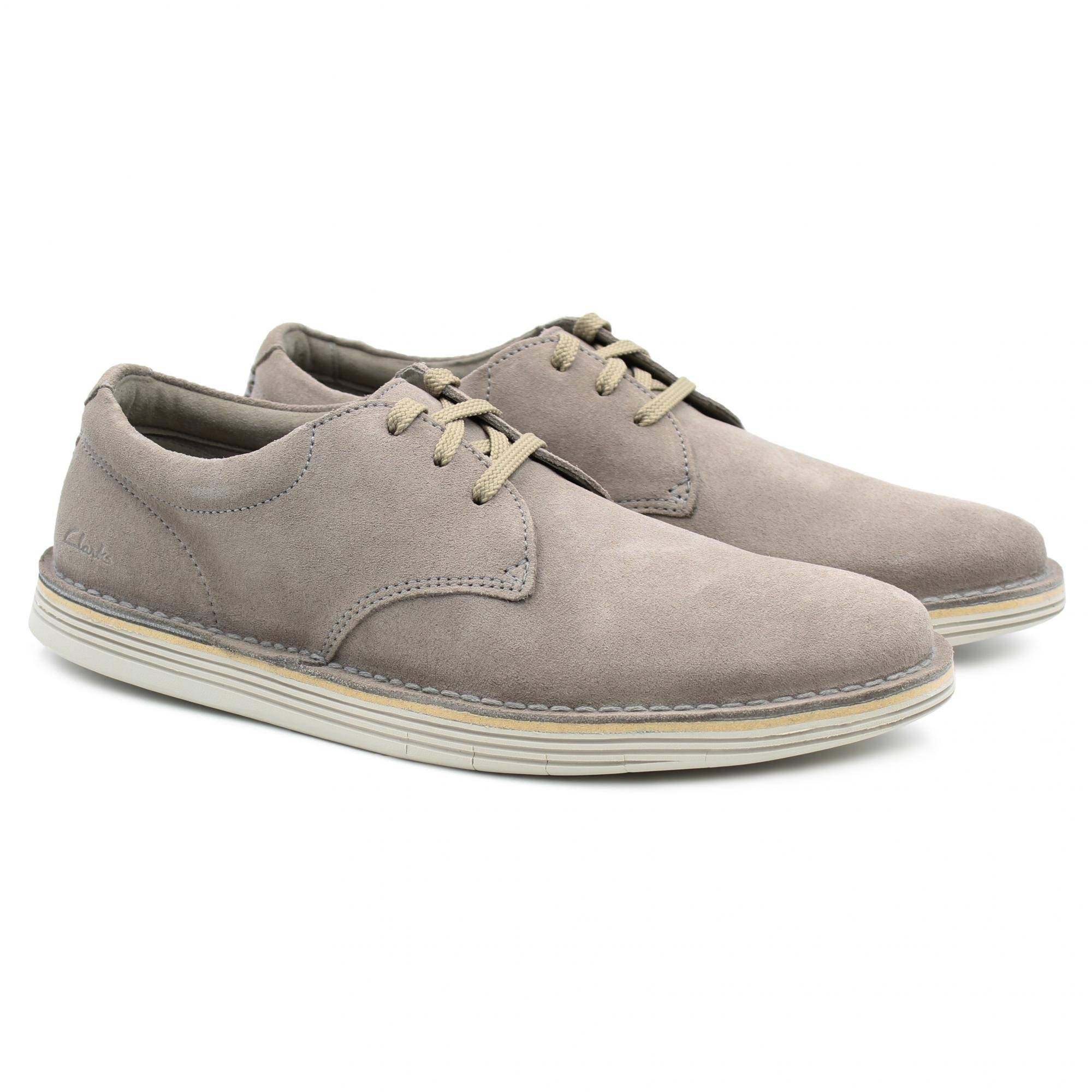 

Полуботинки мужские Clarks Forge Vibe 26157929 серые 41.5 EU, Серый, Forge Vibe 26157929
